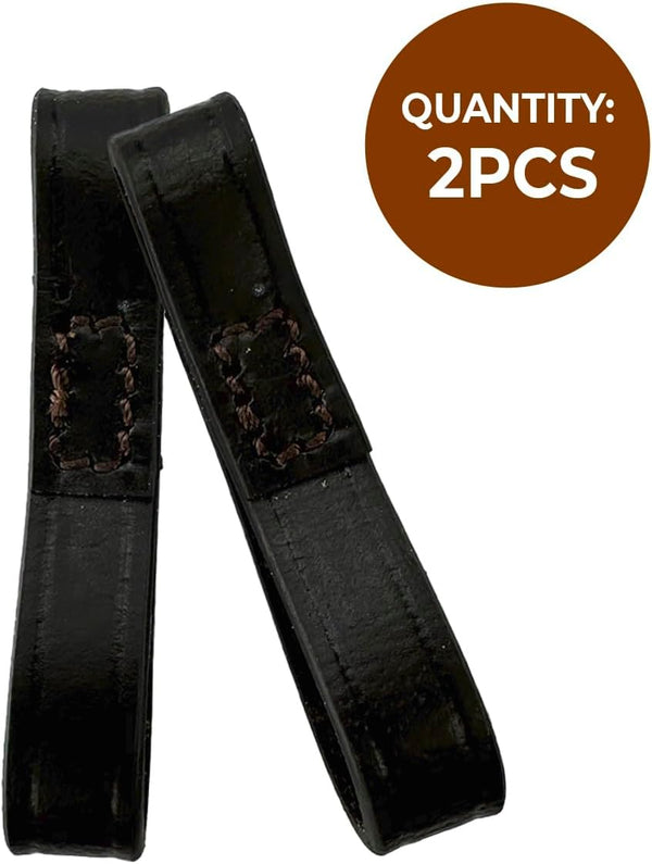 Bit Keepers Horse, Leather Bit Loops, English Bits for Horses, Fulmer Loops, Full Cheek Snaffle Bit Loops, Accessories for Horses