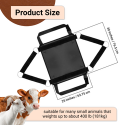 Calf Sling for Weighing 30"*25" inch, Up to 400 LB Assist Weight Scale for Baby Calf, Lamb, Alpaca, Dog
