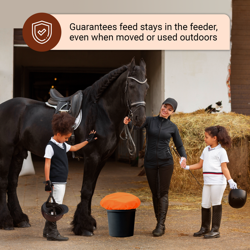 Horse Bucket Cover, Waterproof Feed Bucket Top 2-5 Gallon - 1 pc