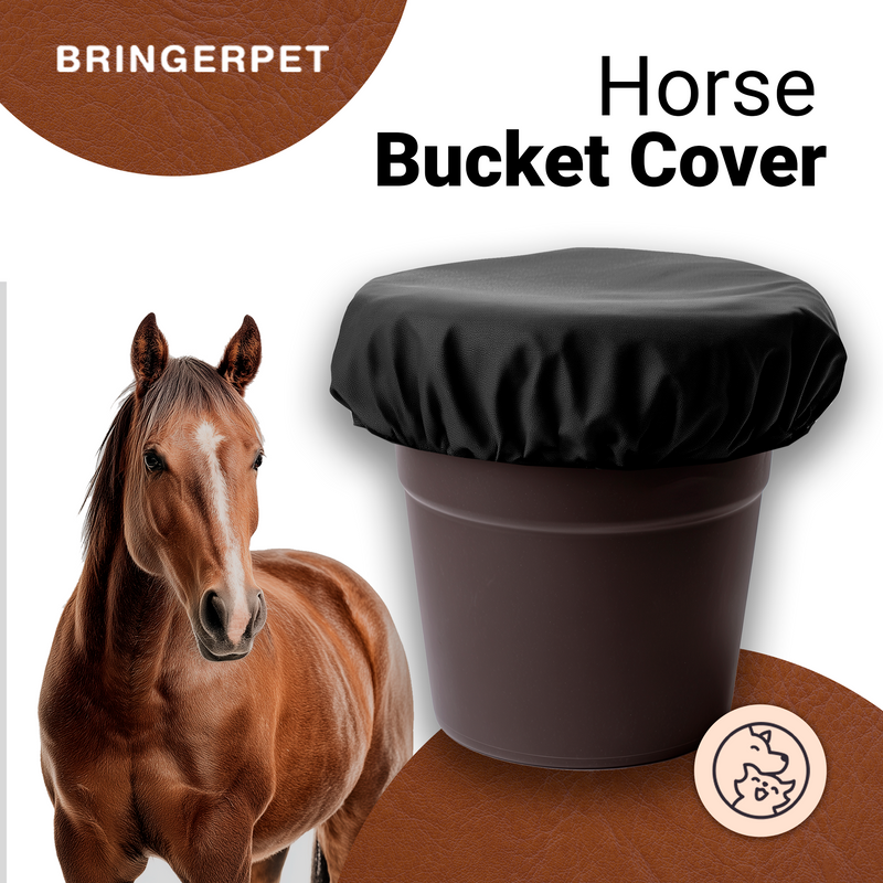 Horse Bucket Cover, Waterproof Feed Bucket Top 2-5 Gallon - 1 pc