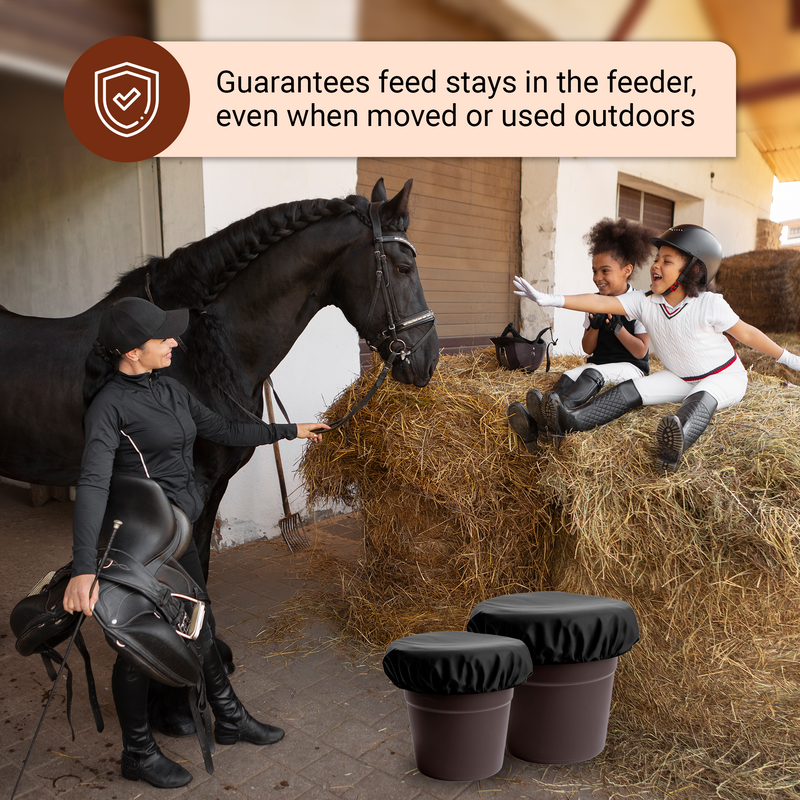 Horse Bucket Cover, Waterproof Feed Bucket Top 2-5 Gallon - 1 pc