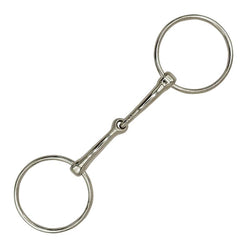 BRINGERPET Ring Snaffle Bit for Horse, Iron 5”
