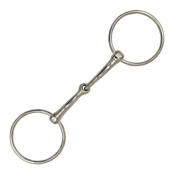 BRINGERPET Ring Snaffle Bit for Horse, Iron 5”